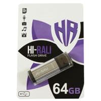 Флеш-накопичувач USB 64GB Hi-Rali Stark Series Silver (HI-64GBSTSL)