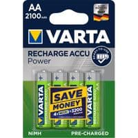 Акумулятор Varta Ready to Use AA/HR06 Ni-MH 2100 mAh BL 4шт