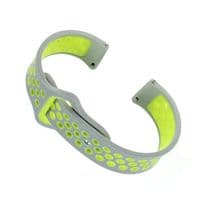 Ремінець BeCover Nike Style для Amazfit Stratos 1/2/2S/3/GTR 2/GTR 47mm/GTR Lite 47mm/Nexo/Pace Grey-Green (705816)