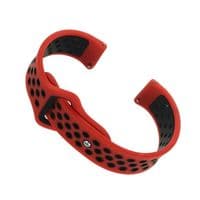 Ремінець BeCover Nike Style для Xiaomi iMi KW66/Mi Watch Color/Haylou LS01/LS02/Haylou Smart Watch Solar LS05 Red-Black (705808)