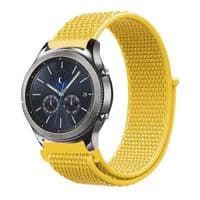 Ремінець  BeCover Nylon Style для Samsung Galaxy Watch 42mm/Watch Active/Active 2 40/44mm/Watch 3 41mm/Gear S2 Classic/Gear Sport Yellow (705824)