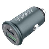 Автомобильное зарядное устройство Intaleo CCGQPD238 (2USB, 3A) Grey (1283126509971)