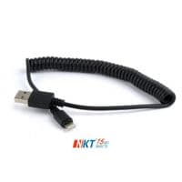 Кабель Cablexpert (CC-LMAM-1.5M-W) USB2.0 - Lightning, 1.5 м, cпиральный, белый