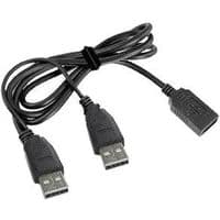 Кабель Gembird CCP-USB22-AMAF-3 двойной USB 2.0 AM/AF 0,9 м
