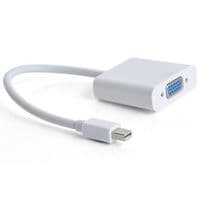 Адаптер Cablexpert (A-mDPM-VGAF-02-W) MiniDisplayPort-VGA, 0.15м, White