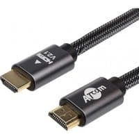 Кабель Atcom (AT23781) Premium HDMI-HDMI ver 2.1, 4К, 1м, Black, пакет