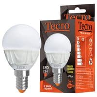 Лампа LED Tecro PRO-G45-5W-3K-E14 5W 3000K E14