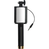 Телескопічний монопод Grand-X Mirror 360 із дзеркалом Jack 3,5 U-кріплення 180-740мм Gold (MI3UG)