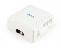 Розетка Cablexpert (NCAC-2U5E-01) 2хRJ-45, Cat5Е, зовнішня, білий