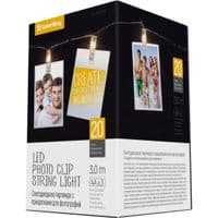 Світлодіодна гірлянда ColorWay (CW-LCP-20L30B) 20LED, 3м, з прищіпками для фото