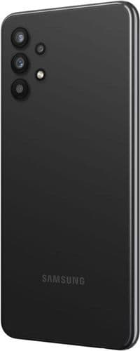 Смартфон Samsung Galaxy A32 SM-A325 4/128GB Dual Sim Black_UA_; 6.4" (2400х1080) Super AMOLED / MediaTek Helio G80 / ОЗУ 4 ГБ / 128 ГБ вбудованої + microSD до 1 ТБ / камера 64+8+5+5 Мп + 20 Мп / 4G (LTE) / Bluetooth, Wi-Fi, NFC / GPS, GLONASS, Beidou, Galileo / ОС Android 11.0 / 158.9х73.6х8.4 мм, 184 г / 5000 мАг / чорний