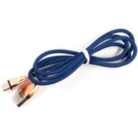 Кабель Dengos USB-USB Type-C 1м Dark Blue (NTK-TC-SET-DBLUE)