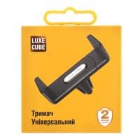 Утримувач автомобільний Luxe Cube Black (9988866446891)