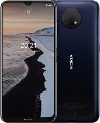 Смартфон Nokia G10 3/32GB Dual Sim Blue; 6.5" (1600х720) IPS / MediaTek Helio G25 / ОЗУ 3 ГБ / 32 ГБ вбудованої + microSD до 512 ГБ / камера 13+2+2 Мп + 8 Мп / 4G (LTE) / Bluetooth, Wi-Fi / GPS, A- GPS, GLONASS, Beidou / ОС Android 11.0/164х76х9.2 мм, 194 г/5050 мАг/синій
