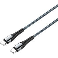 Кабель ColorWay USB Type-C-Швидка зарядка USB Type-C PD, 3А, 65 Вт, 2 м сірий (CW-CBPDCC039-GR)