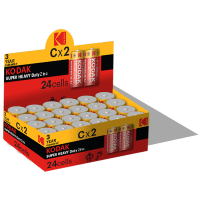 Батарейка KODAK SUPER HEAVY DUTY R14 коробка