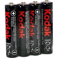 Батарейка KODAK ZINC ECONOMY R03 SH 1x4 шт.