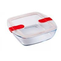 Форма с/к PYREX CK&HT форма д/запек.квадр25х22х7см(2.2л)з фіксат.кр. (212PH00)
