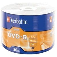 Диски CD/DVD/MD VERBATIM DVD-R 4,7Gb 16x DATA LIFE Tape Wrap 50 шт 43791