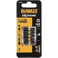 Біти ударні DeWALT  IMPACT TORSION EXTREME, Ph3, 25мм, 5ш