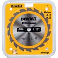 Диск пильний DeWALT, 184х16мм, 18 зубів