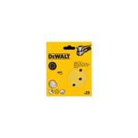 Акс.інстр DeWALT Шліфувальна шкірка, d=125мм, зерно 40, 25 шт.