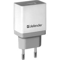 Мережева зарядка DEFENDER (83571) UPA-21 білий, 1xUSB, 5V / 2.1А