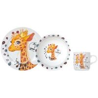 Набір посуду дитячий. Limited Edition PRETTY GIRAFFE /НАБІР/ 3 пр. короб (C389)