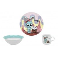 Набір посуду дитячий. Limited Edition SWEET BUNNY /НАБІР/3 пр. короб (C523)