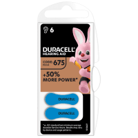 Батарейка DURACELL HA 675 уп. 6 шт.