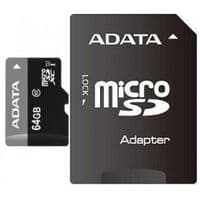 Карта памяти A-DATA 64GB microSD class 10 UHS-I (AUSDX64GUICL10-RA1)