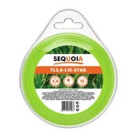 Жилка косила SEQUOIA 2,4 мм * 15 мм, зірка (TL2.4-L15-Star)