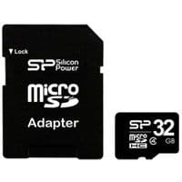 Карта памяти Silicon Power 32Gb microSDHC class 4 (SP032GBSTH004V10-SP)