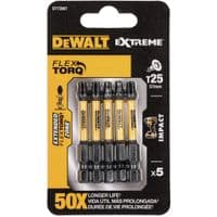 Биты ударные DeWALT  IMPACT TORSION T25, 50мм, 5шт.