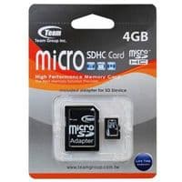 Карта памяти Team 4Gb microSDHC class 4 (TUSDH4GCL403)