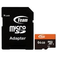 Карта памяти Team 64Gb microSDXC class 10 (TUSDX64GUHS03)