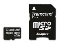 Карта памяти 16Gb microSDHC class 10 Transcend (TS16GUSDHC10)