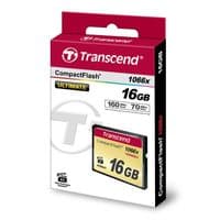 Карта памяти Transcend 16Gb Compact Flash 1000x (TS16GCF1000)