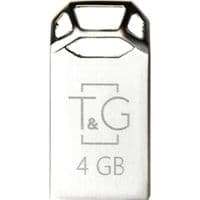 Флеш-накопитель USB 4GB T&G 110 Metal Series Silver (TG110-4G)