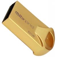 USB флеш накопичувач Mibrand 32GB Hawk Gold USB 2.0 (MI2.0 / HA32M1G)