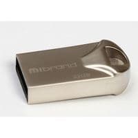 USB флеш -накопичувач Mibrand 32GB Hawk Silver USB 2.0 (MI2.0/HA32M1S)
