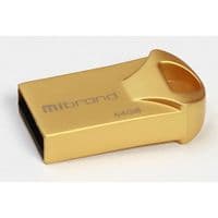 USB флеш накопичувач Mibrand 64GB Hawk Gold USB 2.0 (MI2.0 / HA64M1G)