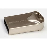 USB флеш накопичувач Mibrand 64GB Hawk Silver USB 2.0 (MI2.0 / HA64M1S)