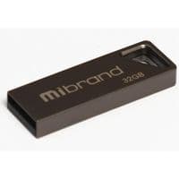 USB флеш -накопичувач Mibrand 32 ГБ Stingray Grey USB 2.0 (MI2.0/ST32U5G)