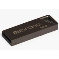 USB флеш накопичувач Mibrand 64GB Stingray Grey USB 2.0 (MI2.0 / ST64U5G)