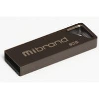USB флеш накопичувач Mibrand 8GB Stingray Grey USB 2.0 (MI2.0 / ST8U5G)