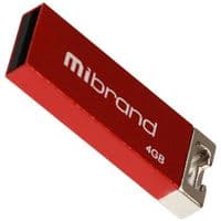 USB флеш накопичувач Mibrand 4GB Сhameleon Red USB 2.0 (MI2.0 / CH4U6R)