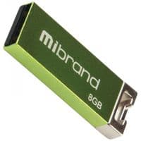 USB флеш накопичувач Mibrand 8GB Сhameleon Light Green USB 2.0 (MI2.0 / CH8U6LG)