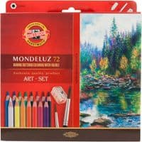 Олівці кольорові Koh-i-Noor Mondeluz акварельні 72 кольори (3714)