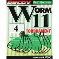 Крючок Decoy Worm11 Tournament 04 (9 шт/уп) (1562.00.77)